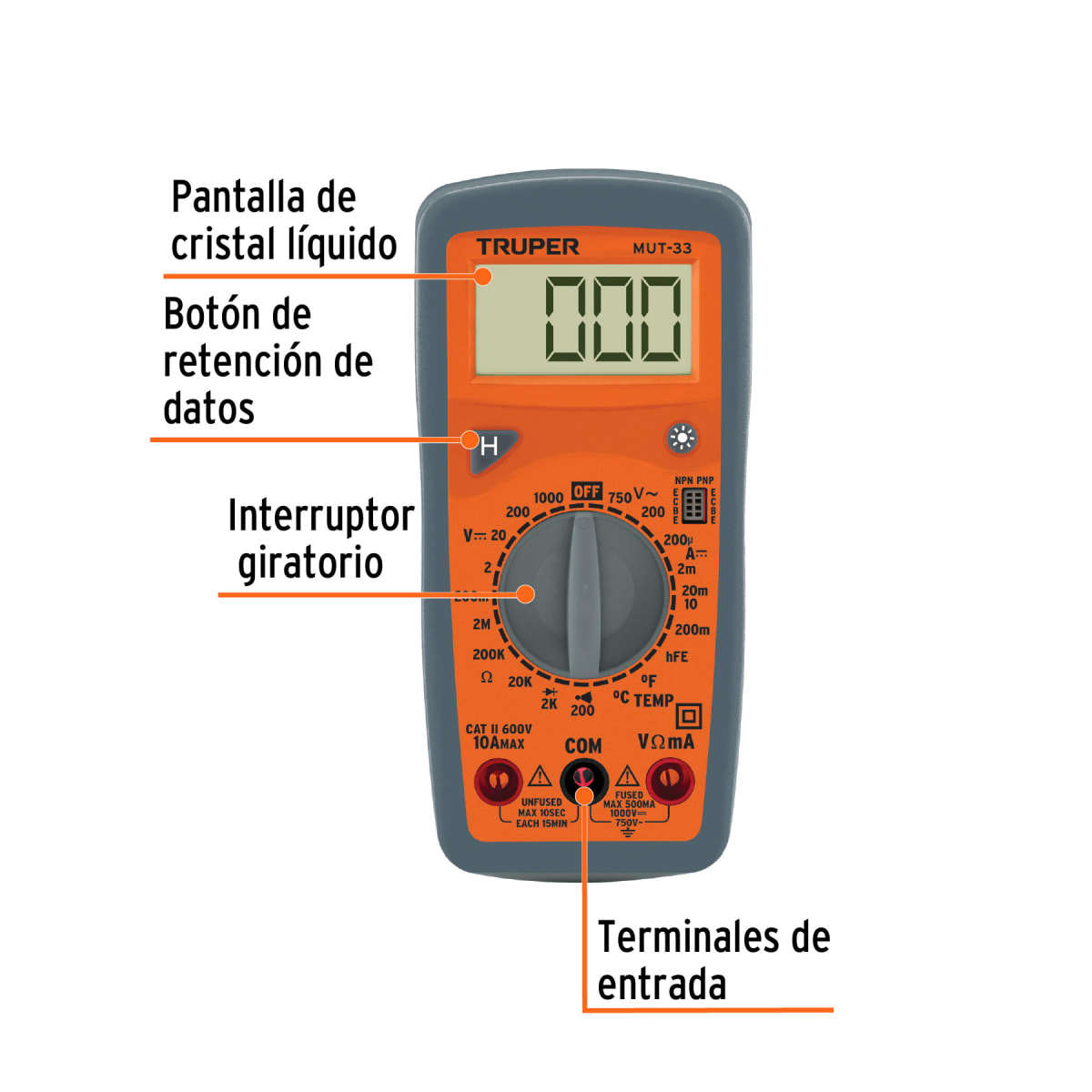 Tester Truper Mantenimiento profesional | MUT-332