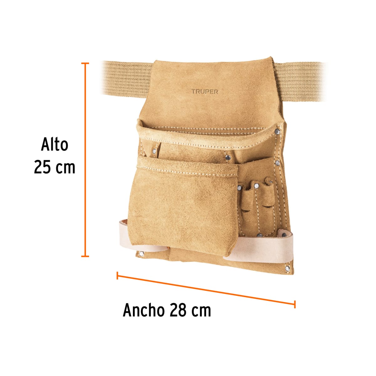 Coleto Carpintero Truper 10 Compartimentos | POHE-10C2