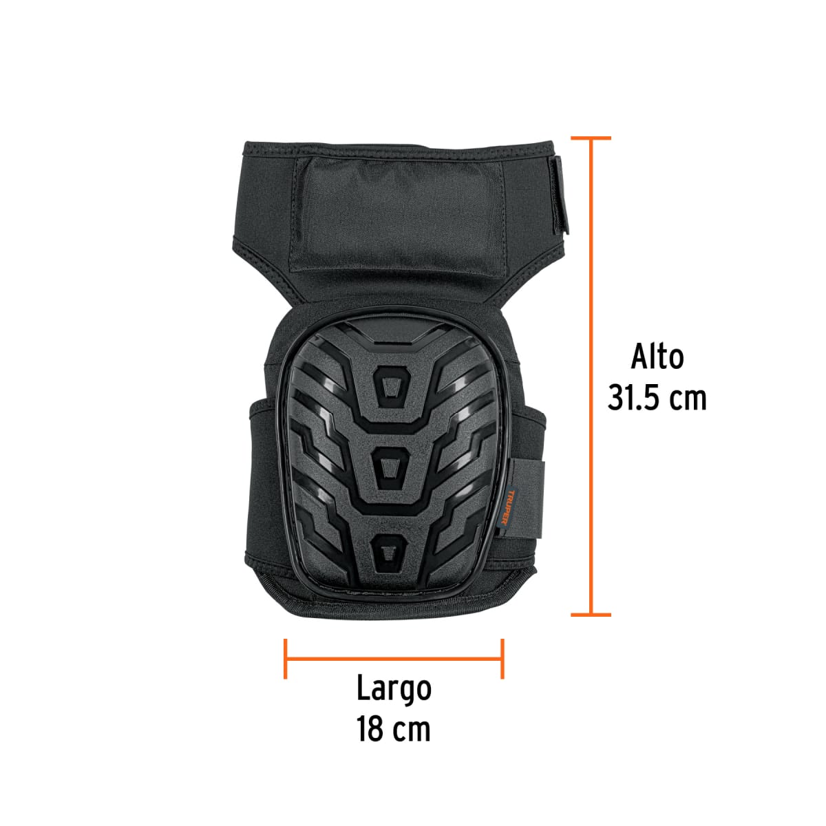 Rodillera Truper Con Plastico Duro Soldador | ROD-5002