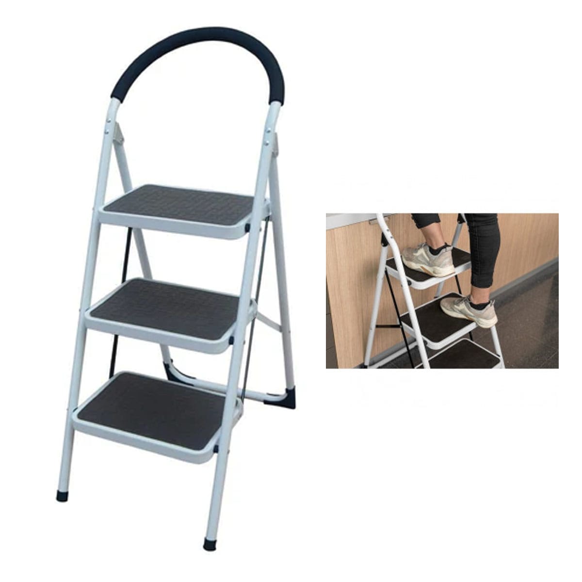 Escalera Flovi 3P Antideslizante | RQT-0463