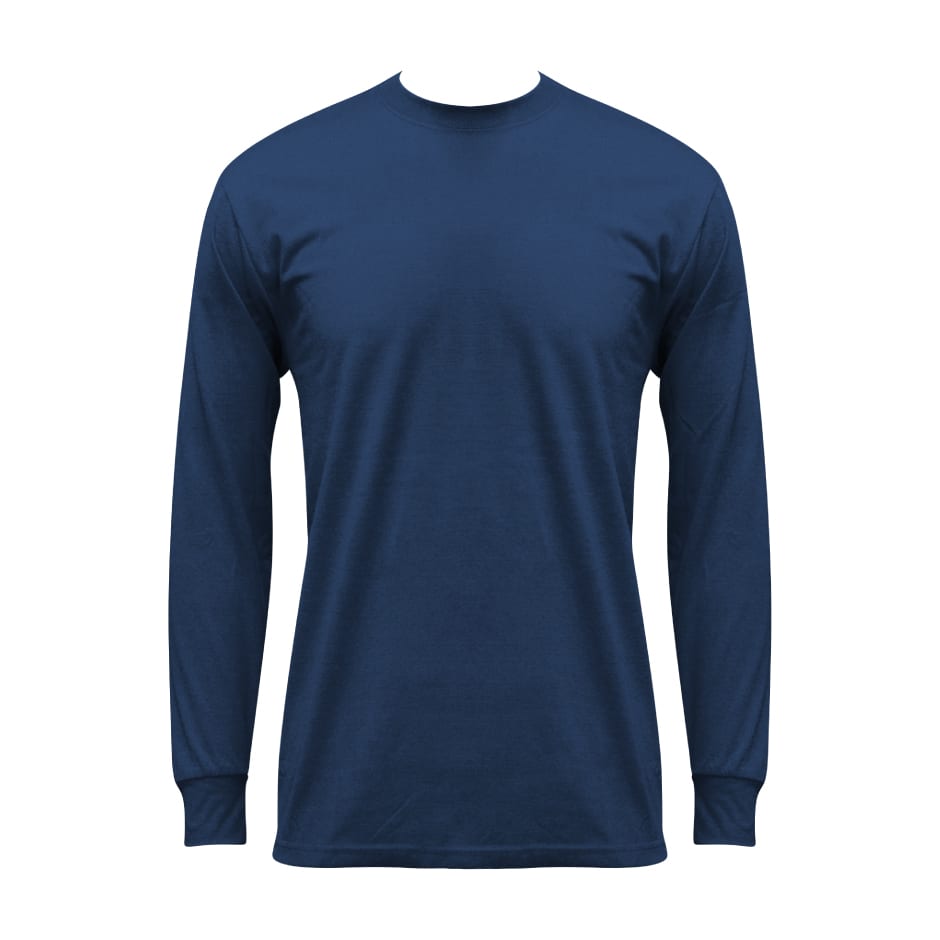 Polera Polo TLA Azul Marino Manga Larga1