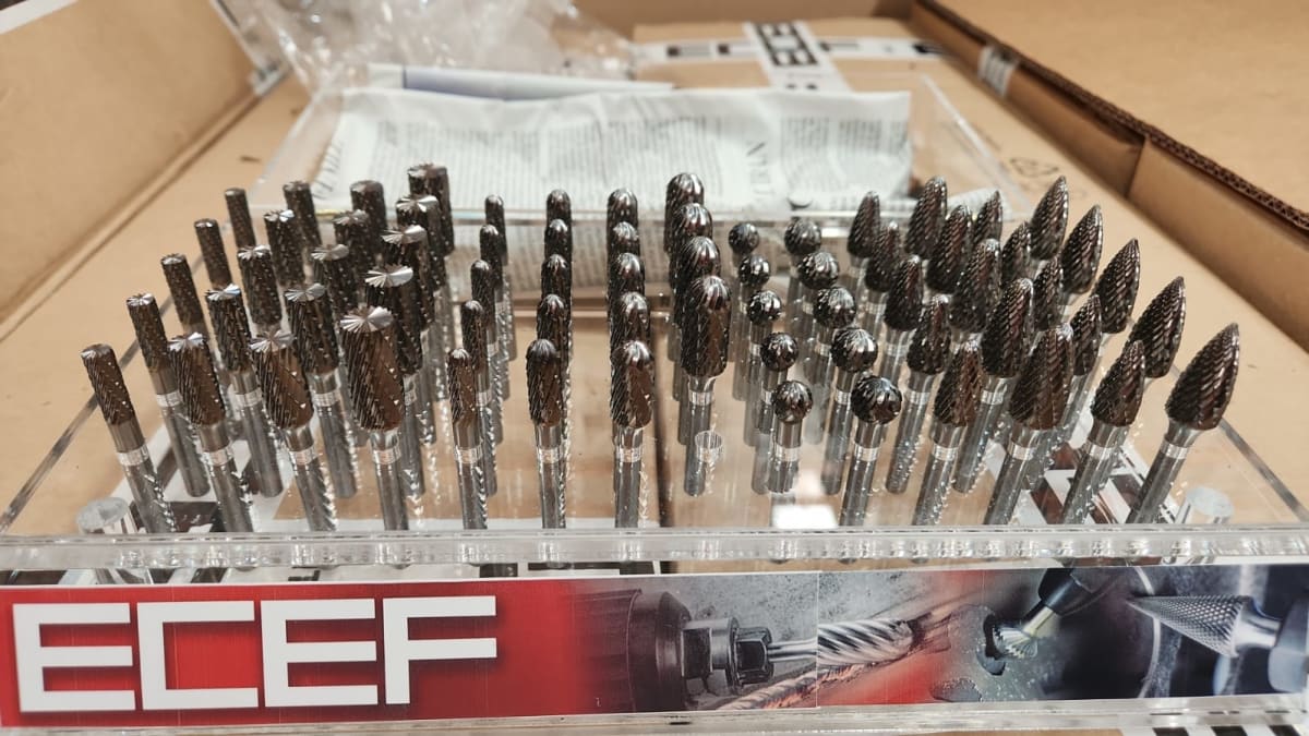 Mostrario + 70 Limas Rotatorias Ecef1