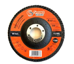 DISCO DE LIJA TRASLAPADO 4.1/2'' GR.120 OXIDO DE ALUMINIO SUPRA