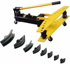 DOBLADORA DE TUBOS HIDRAULICA CON RUEDAS DE 1/2'' A 2'' (HHW-2)