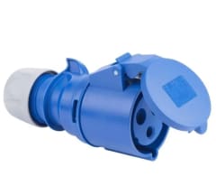 ENCHUFE HEMBRA VOLANTE INDUSTRIAL 2P + T, 16 Aª, 220V. (0606977)