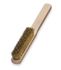 ESCOBILLA LATON ONDULADO BRONCE C/MANGO 3 HILERAS (126.311)