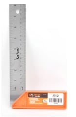 ESCUADRA CARPINTERO DE 12'' AC. INOX. TALON PLASTICA (6103810)