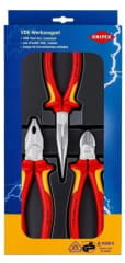 Juego De Alicates Aislados 1000v. 3 Pzs. (002012)