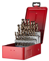 JUEGO DE BROCAS HSS DE 29 PZS.  (1/16''-1/2'')