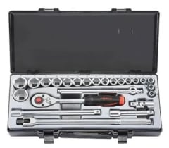 Juego Dados Poligonal []1/2'' 5/16''-1.1/4'' (4243s-9)