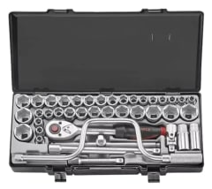 Juego De Dados Poligonal []1/2'' Mm/puLG 41 Pzas (4412)