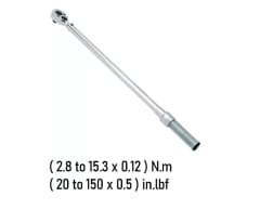 LLAVE TORQUE []1/4''  DE 20-150 LB/PULG. 2.8-15.3 NM (1501MRMH)