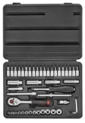 Juego De Dados Hexagonales C/redondo 1/4'' 46 Piezas (2461)