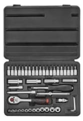 Juego De Dados Hexagonal 1/4'' 46 Piezas (2461-5)