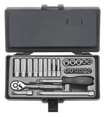 Juego Dados Largo []1/4'' 24 Piezas Hexagonal (2253)