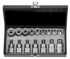 Juego De Dados Torx 1/2'' M/h De 16 Piezas (4171)