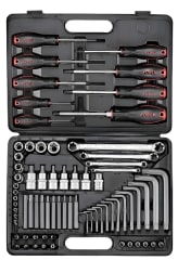 Juego De Dados Y Llaves Torx 73 Pzas (4731)