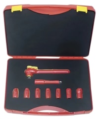 JUEGO DE DADOS [] 1/2'' 1000V. 9 PZS. (250900)