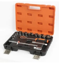 Juego De Dados 1/2'' De 8 A 27 Mm. 17 Pzs. (6104510)