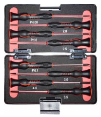 Juego Destornilladores De Precisión 5(-) 3(+) Caja plástica (2087-a)