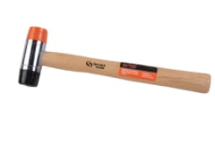 MARTILLO GOMA/PLASTICO MANGO MADERA DE 35 MM (6103355)