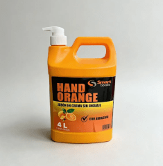 JABON PARA MECANICOS CON ABRASIVO  ORANGE 1 GALON - SMART TOOLS