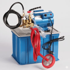 BOMBA PRUEBA DE PRESION HIDROSTATICA ELECTRICA 0-60 BAR,  400 W, 6L/MIN, 220V