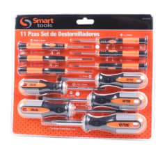 Juego De Destornilladores Ph/pl 11 Piezas Cr-v