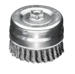 GRATA COPA CONICA DE 4'' AC. TRENZADO M14 DE 0.35 MM. (486.117)