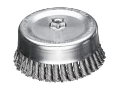 GRATA COPA CONICA DE 4'' AC. TRENZADO M14 DE 0.50 MM. (486.237)