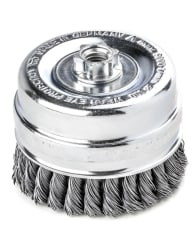 GRATA COPA CONICA DE 4'' AC. TRENZADO M14 DE 0.80MM (486.337)