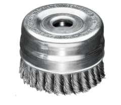 GRATA COPA RECTA DE 4'' AC. TRENZADO 0.50 CON BUJE (486.211)