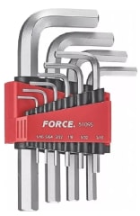 Juego De  Llaves Allen 1/16''-1/2'', 10 Pzas. (5109s)