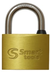 CANDADO ACERO BRONCEADO 50 MM. EN CAJA CON 3 LLAVES.
