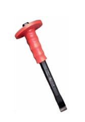 CINCEL CON MANGO PROTECTOR DE ACERO TEMPLADO DE 3/4'' X 12''