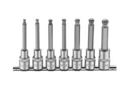 Juego Dados Hexagonales Allen 5-12mm 7 Piezas L/bola (4076)