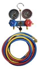 Manómetro  Latón Y Colector De Refrigeración (9g4106)