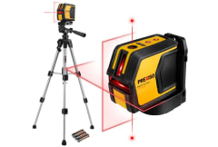 NIVEL LASER 2 LINEAS Y PUNTOS DE 15MTS LASER ROJO (P2LC15)