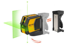 NIVEL LASER 2 LINEAS Y PUNTOS DE 25 MTS LASER VERDE  (P2LC15G)