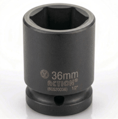 Dado Impacto 1/2'' De 36mm (60520036) Force Color Mate