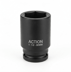 Dado Impacto 1.1/2'' Largo De 80mm (60560080), Forcé
