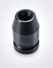 Dado Impacto Torx Hembra 1/4'' E8 (63300008), Force