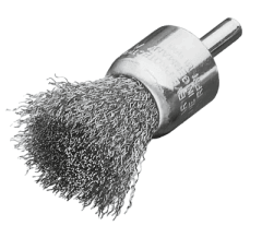 GRATA COPA CONICA DE 1.1/4'' CON VASTAGO ACERO ONDULADO (456.161)