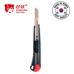 CUCHILLO CORTANTE CUTTER DE PLASTICO ABS HOJA DE 9 MM, S502, SINSEUNG KOREA