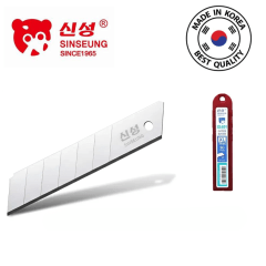 REPUESTO CUTTER SEGMENTADOS 25MM (HEAVY DUTY) PACK DE 10 UN, SINSEUNG KOREA