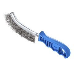 ESCOBILLA DE ACERO MANGO PLASTICO DE 1 HILERA (056.301)