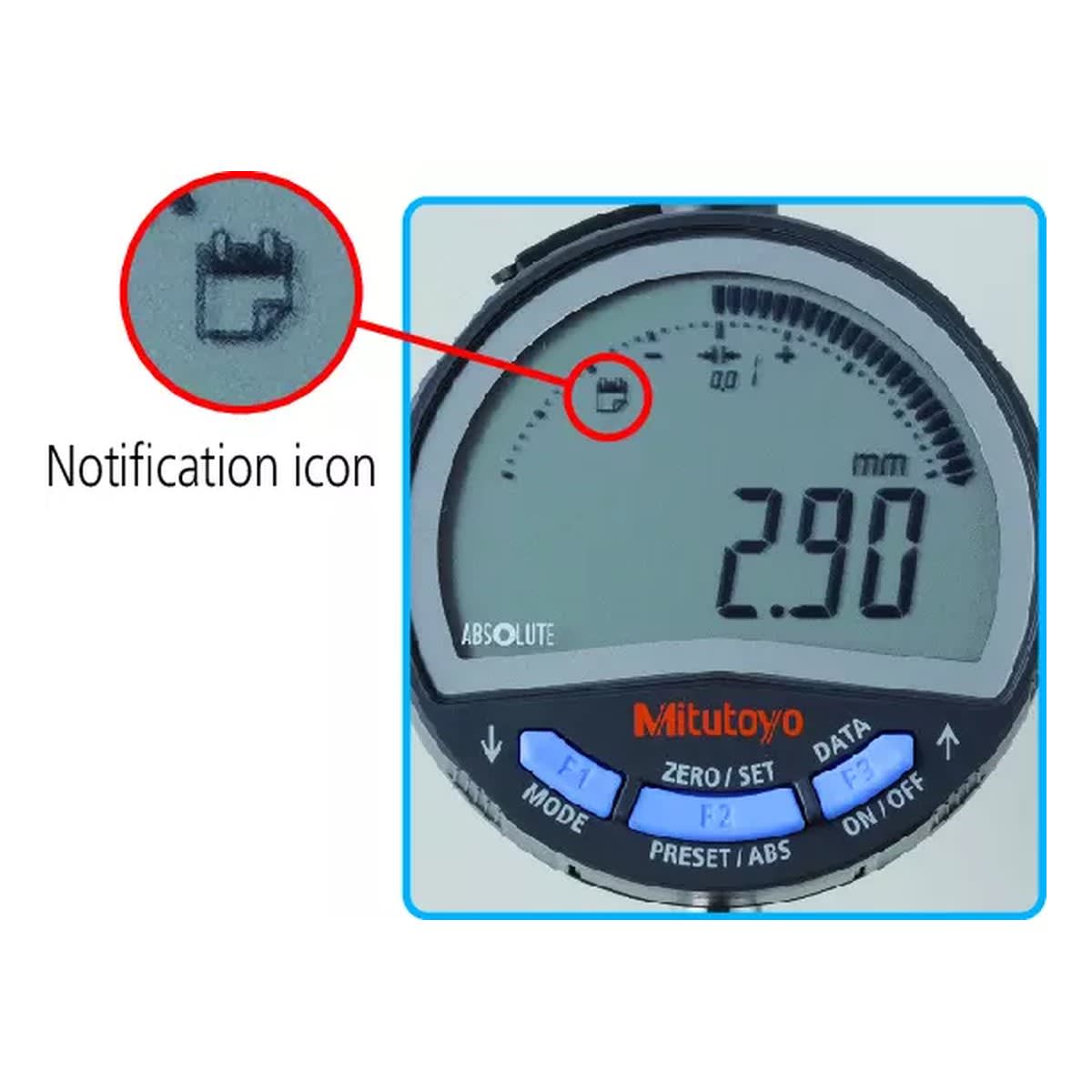 RELOJ INDICADOR DIGITAL 12.7 MM, 0,001 MM  (543- ID-C,) , MITUTOYO4