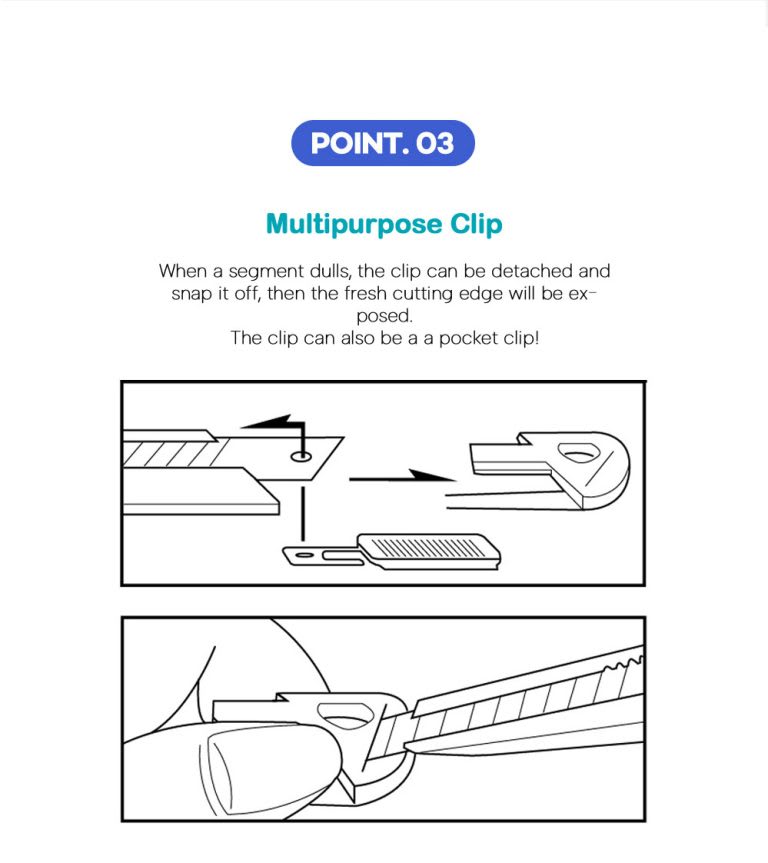 CUCHILLO CORTANTE CUTTER DE PRECISION  HOJA DE 9MM, S501, SINSEUNG KOREA6