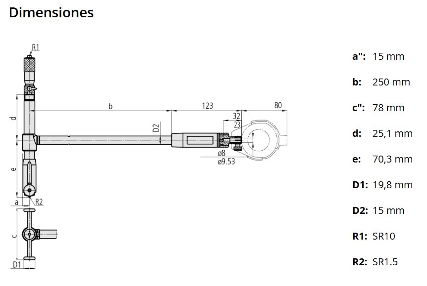 Alexometro Diametro Interi. 150-250mm (511-815-20)4