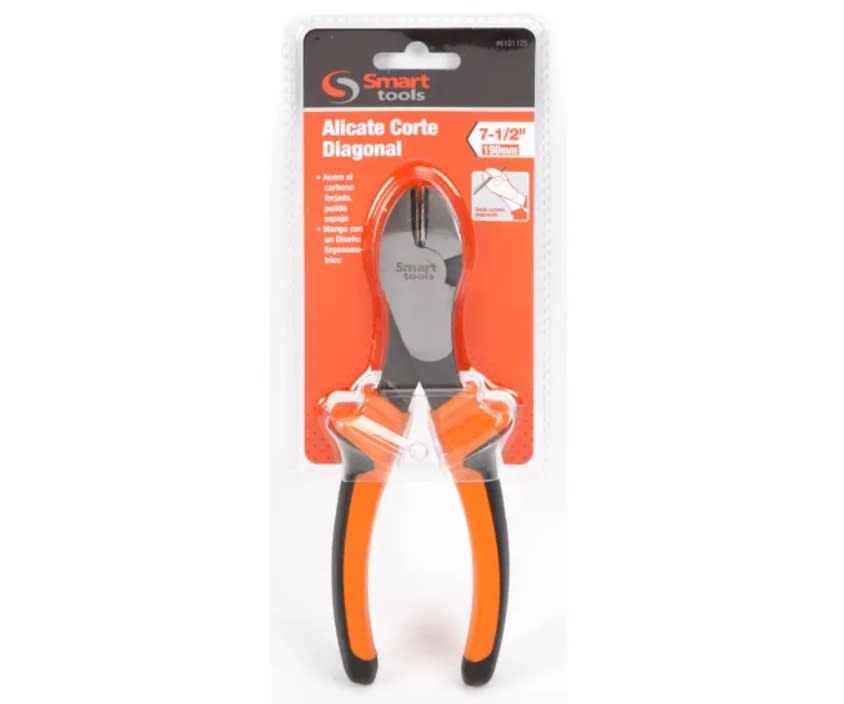 ALICATE CORTE DIAGONAL 7.1/2'' PULIDO ACERO CARBONO. M/ BIMATERIAL (6101125)2
